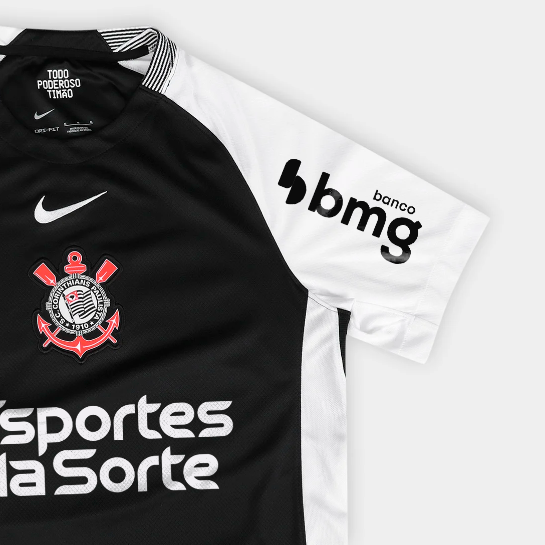 Camisa Feminina Nike Corinthians 2025/26 II Torcedor Com Patrocínios - Imagem 4