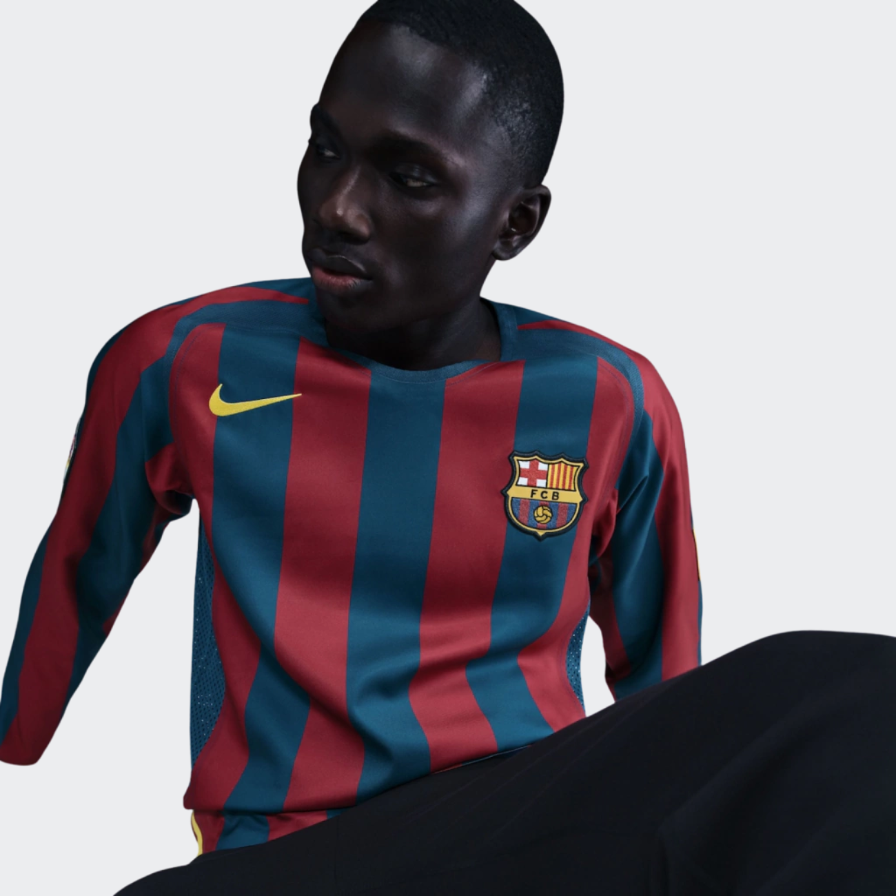 Camisa Barcelona Retrô Home 2005/2006 Torcedor Nike Masculino - Imagem 5