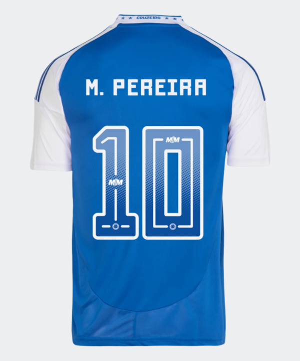Camisa adidas Cruzeiro 2025/26 I - M. PEREIRA Nº 10
