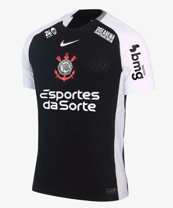 Camisa Nike Corinthians 2025/26 II Jogador Com Patrocínios