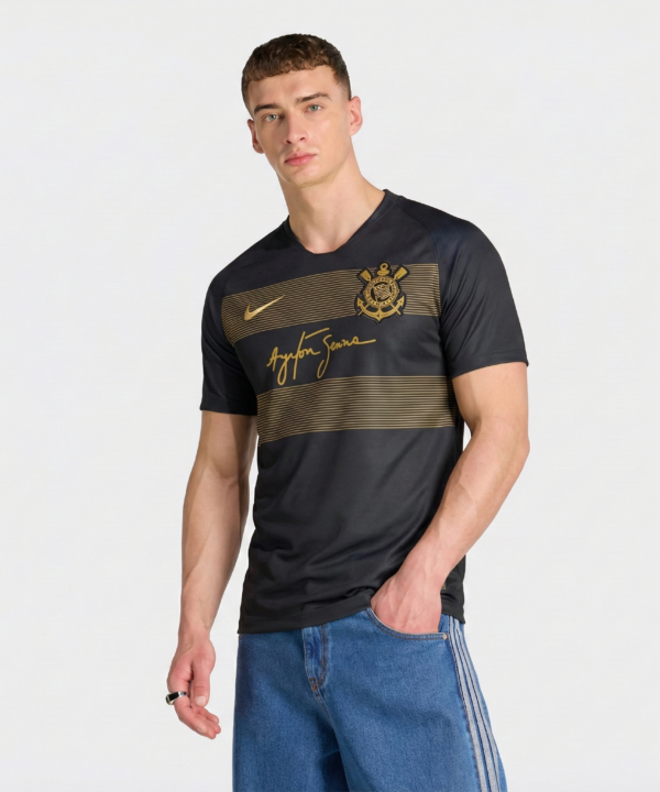 Camisa Retrô Corinthians 2018/19 II Ayrton Senna