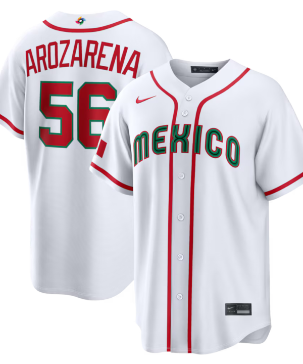 Jersey Beisebol México WBC 2026 Branca