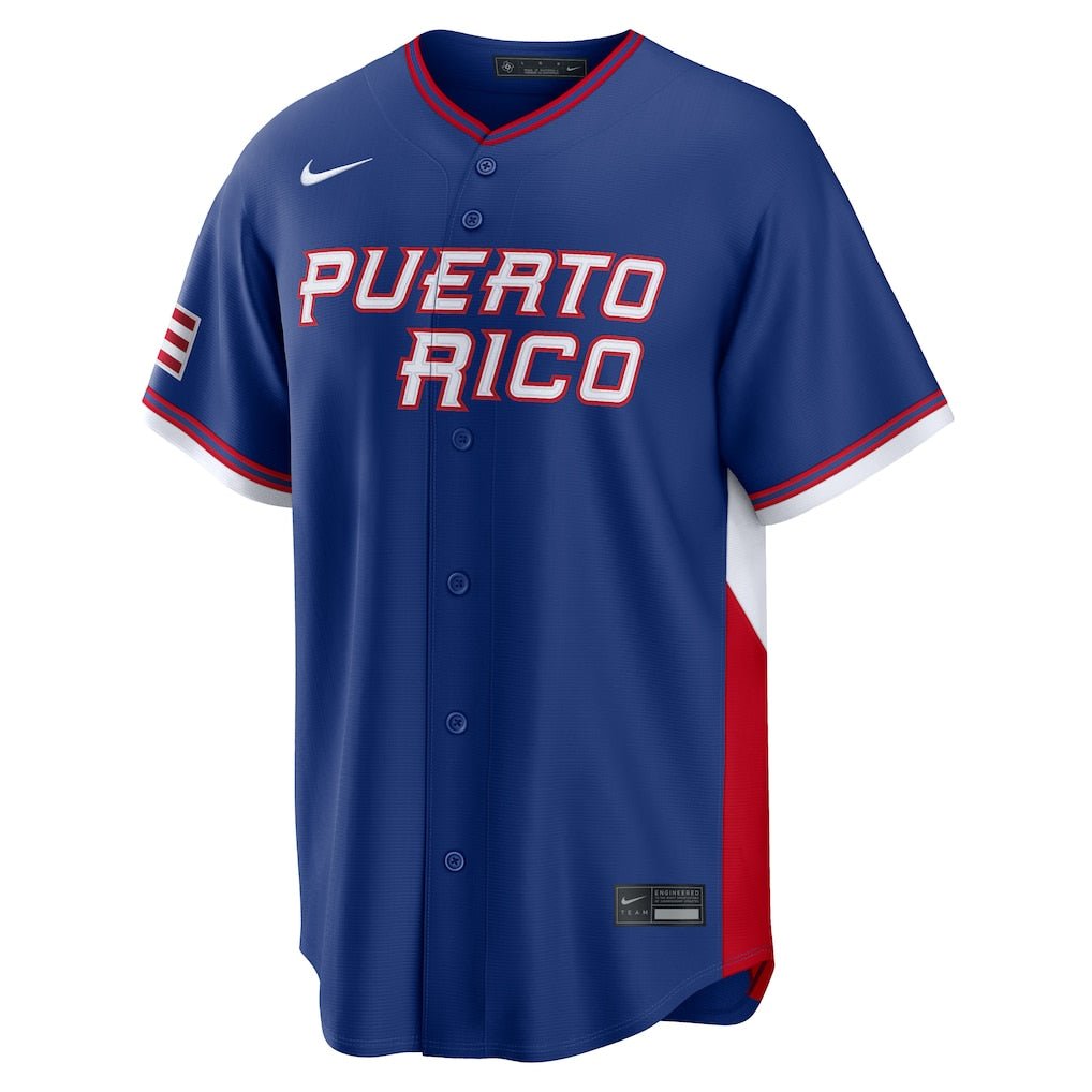 Jersey Beisebol Porto Rico WBC 2026 Azul - Imagem 2