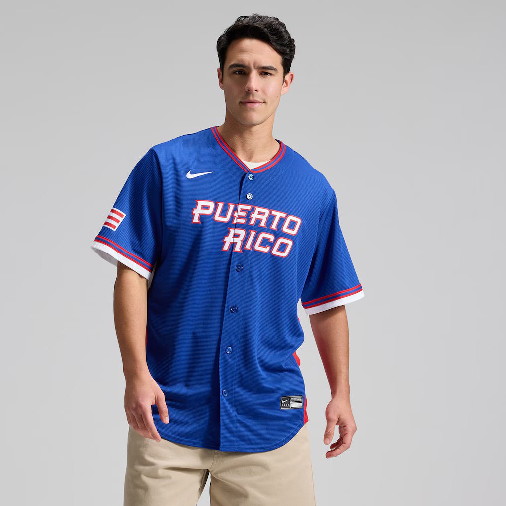Jersey Beisebol Porto Rico WBC 2026 Azul - Imagem 4