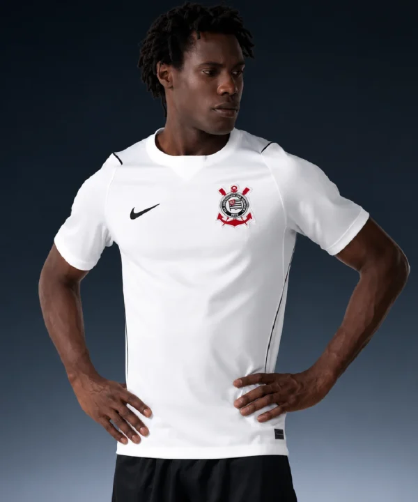 Camisa Corinthians I 2026/27 s/n Jogador Nike Masculina - Branco
