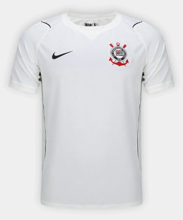 Camisa Corinthians I 2026/27 s/n Torcedor Nike Masculina - Branco