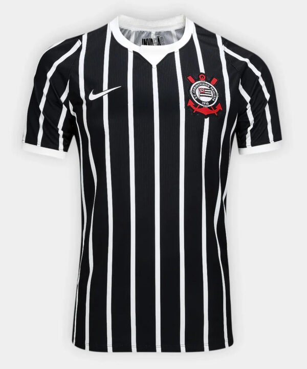 Camisa Corinthians II 2026/27 s/n Torcedor Nike Masculina - Branco+Preto