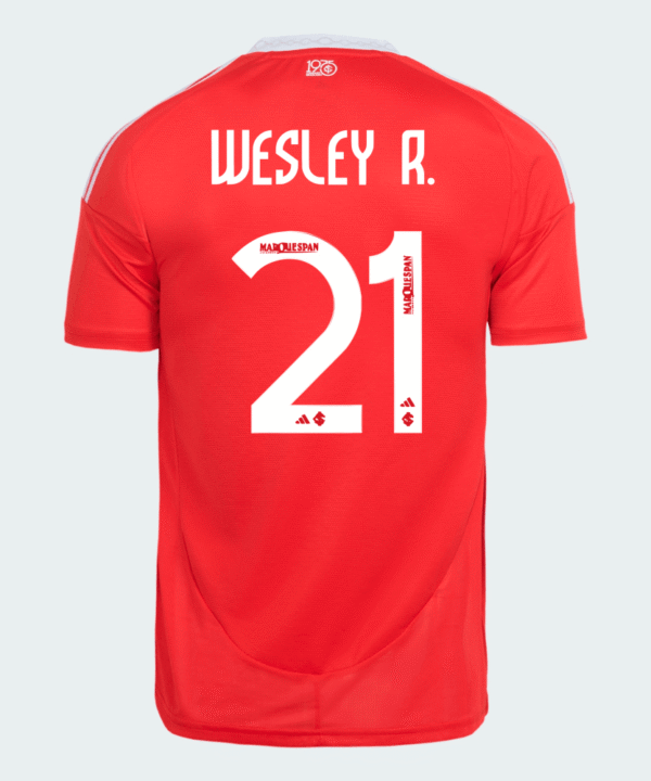 Camisa Adidas Internacional 2025/26 I - Wesley R. N° 21
