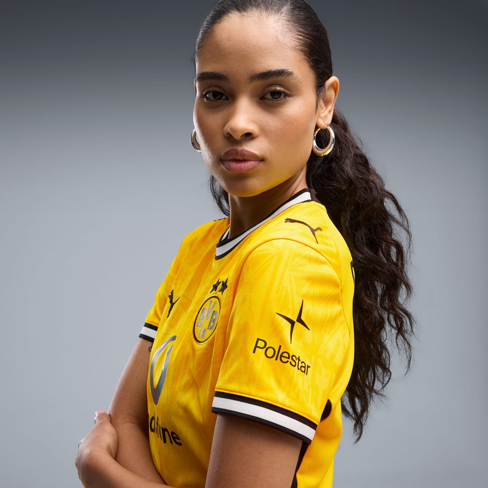Camisa Feminina Puma Borussia Dortmund 2026/27 I - Imagem 7
