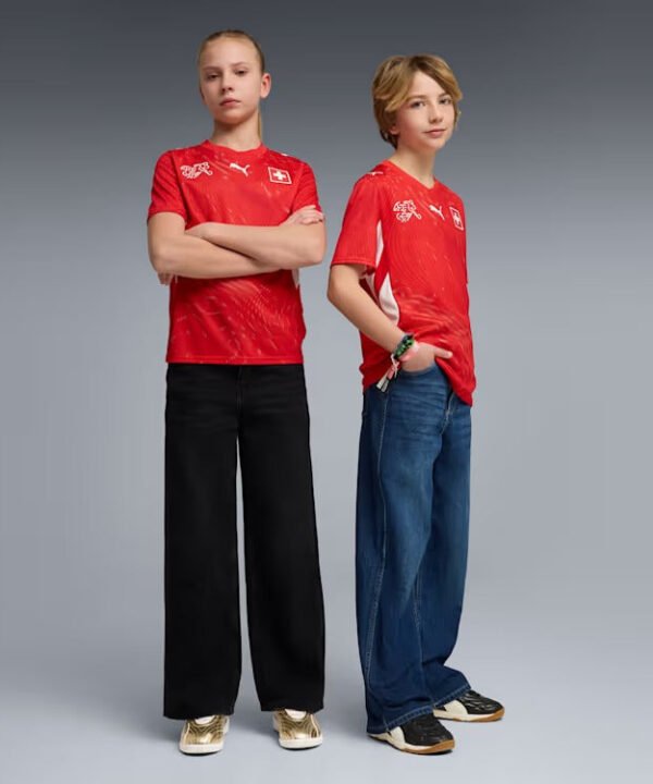 Camisa Infantil Suíça 2026/27 I